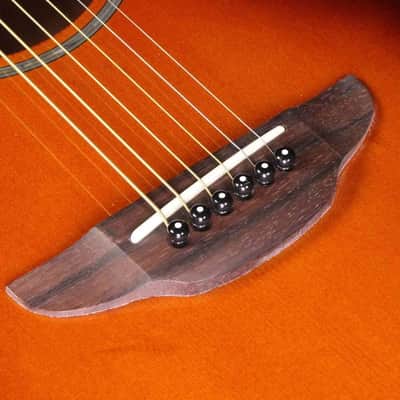 Yamaha APX600 Thin Body Acoustic-Electric Guitar - Old Violin Sunburst image 3