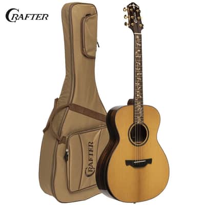 Crafter VL T28E VVS VL Series Orchestra Solid Spruce Top Mahogany Neck 6-String Acoustic-Electric Guitar w/Gig Bag image 1