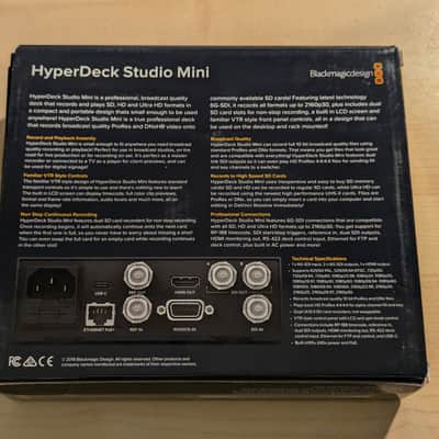 Blackmagic Hyperdeck Studio Mini 2017 imagen 9