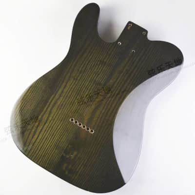 HSS Telecaster Tele Style Guitar Body in Dark Green image 3