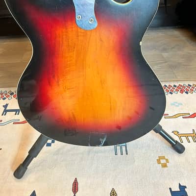 Vintage Mosrite Combo Bass 1960s Hollowbody image 7