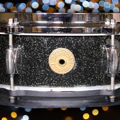 Gretsch Progressive Jazz Snare Drum (1963) in Anniversary Sparkle image 9