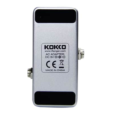 Kokko Effects Compressor Guitar Pedal, Mini Effect Processor Fully Analog Circuit Universal for Guitar and Bass, Exclude Power Adapter - KOKKO (FCP2) guitar and bass 2023 - Silver image 3
