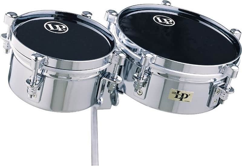 LP Latin Percussion 6" & 8" Mini Timbales & Mounting Bracket image 1