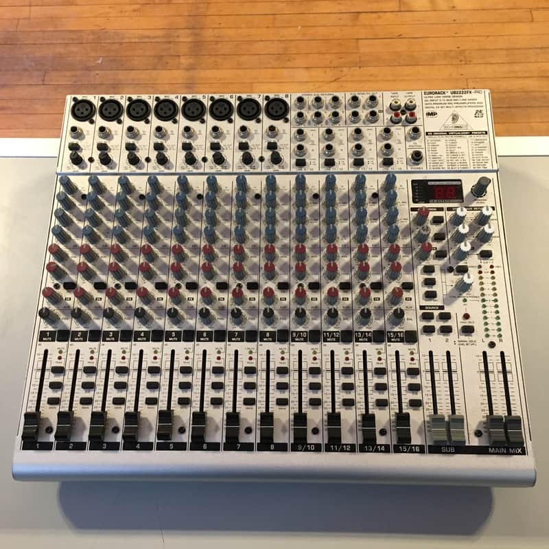 Behringer Eurorack UB2222FX-Pro 22-Input 2/2-Bus Mic / Line Mixer