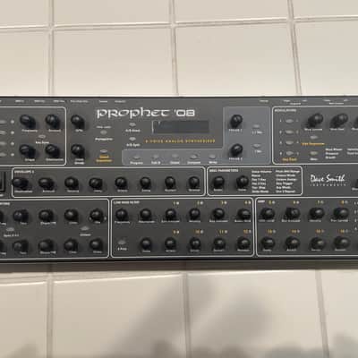 Dave Smith Instruments Prophet 08 PE Desktop 8-Voice Desktop Synthesizer 2012 - 2016 Black with Wood Sides