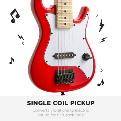 Best Choice Products Kids Electric Guitar Beginner Starter Kit w/ 5W Amplifier - 30 in-Sunburst image 19