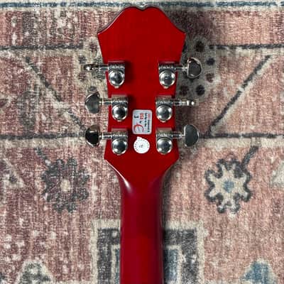 2011 Epiphone Dot LH/CH Left Handed Cherry Semi Hollowbody ES Electric Guitar W/ Hardshell Case! image 12