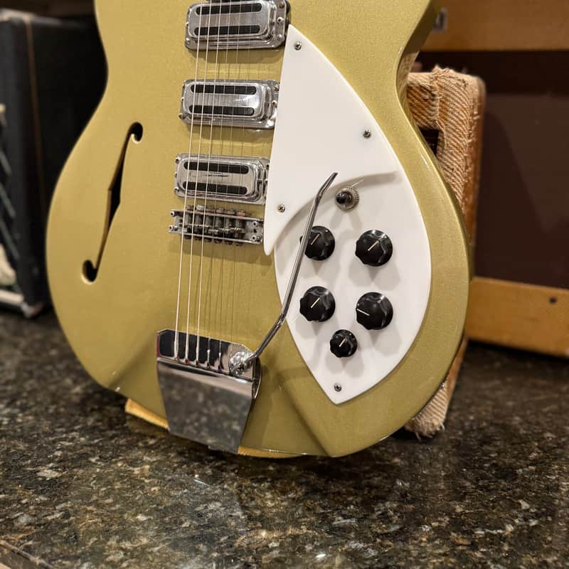 1964 Rickenbacker Export Rose Morris 345S 1998 Desert Gold