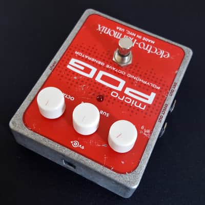 Electro-Harmonix Micro POG Polyphonic Octave Generator 2007 - Present - Red / Gray image 4