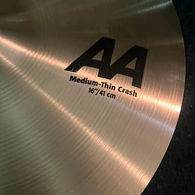 Sabian 16" AA Medium Thin Crash Cymbal 2019 - Present - Natural image 3
