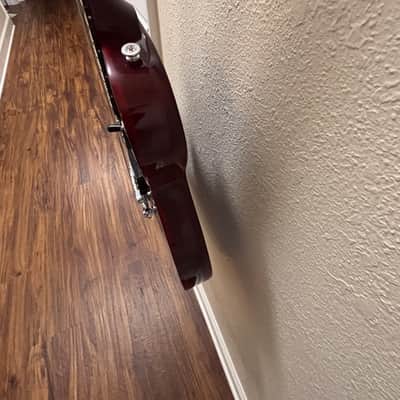 Left Handed Gibson Les Paul Studio without Fretboard Binding 2019 - 2024 - Wine Red image 9
