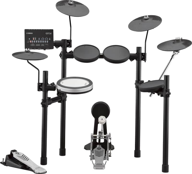 YAMAHA DTX482K BATTERIA ELETTRONICA 5 PAD CON 3 PIATTI E CHARLESTON + PEDALI image 1