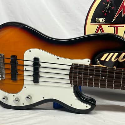 Squier P-Bass Precision Bass Special-5 5-String Electric Bass - Brown Sunburst image 2