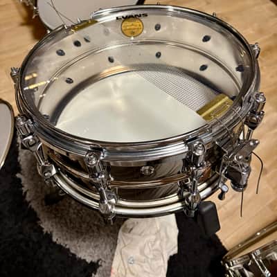 Tama PBR146 Starphonic Brass 6x14" Snare Drum 2010 - Present - Nickel-Plated image 5