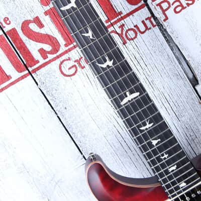 PRS CE 24 Semi Hollow Electric Guitar Quilt Maple Top Fire Red Burst w Gig Bag image 11