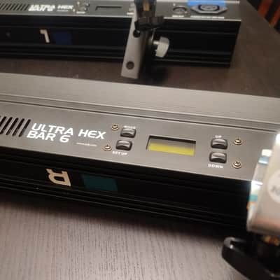 American DJ Ultra Hex Bar 6 RGBAW+UV LED Light Bar 2x Pair with Bag image 6