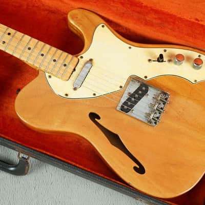 1968 Fender Telecaster Type 1 Thinline, Mahogany + OHSC image 5