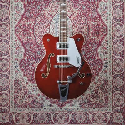 Gretsch G5422TDC Electromatic Hollow Body Double Cutaway with Black Top Filter'Tron Pickups and Bigsby - Walnut Stain image 1