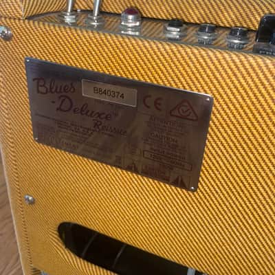 Fender Blues Deluxe Reissue 2-Channel 40-Watt 1x12" Guitar Combo 2005 - Present - Tweed image 5