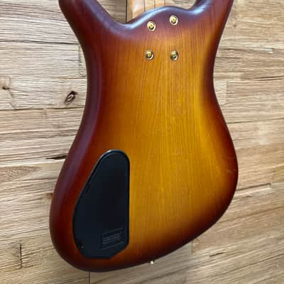 Warwick Teambuilt Streamer LX 2025 Limited Edition 5- string bass  - Honey Sunset Burst. 8lbs 3oz w/gig bag + goodies. New! image 15