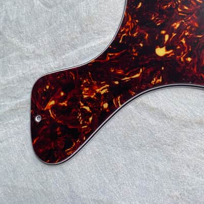 New Guitar Pickguard Fits Gibson Les Paul Junior 1958 Guitar Pickguard,4 Ply Brown Tortoise image 4