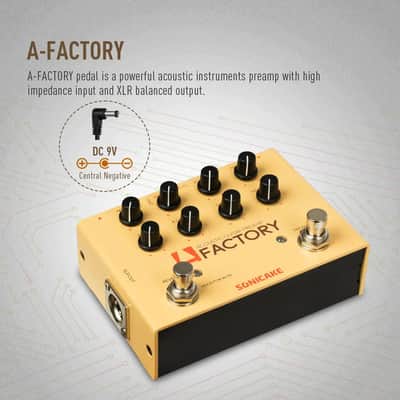 SONICAKE  A Factory Analog Preamp and digital Reverb Dual footswitch guitar effects pedal,price include the import duty for US buyer image 2