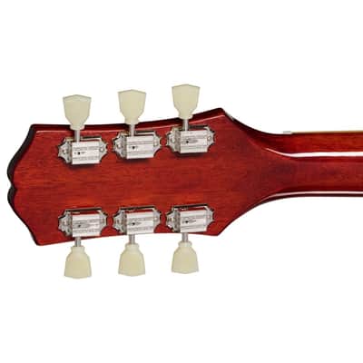 Epiphone Les Paul Standard 50s Figured Top Guitar w/Premium Gig Bag - Washed Cherry Sunburst image 8