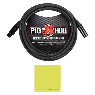 Mint Liquid Audio Audio Technica PRO49Q Cardioid Condenser Quick-Mount Gooseneck Microphone Bundle w/Pig Hog PHM10 8mm Mic Cable Polishing Cloth image 2