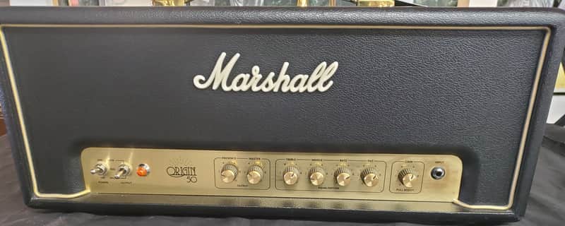 Marshall Origin ORIGIN50H 50-Watt Tube Guitar Amp Head 2018 - Present - Black image 1