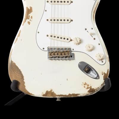 Fender Stratocaster Custom Shop 1960 Heavy Relic White Sparkle image 3
