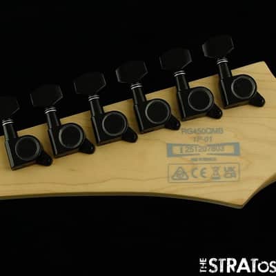 Ibanez RG450QMB Wizard III RG NECK + TUNERS Jumbo Locking Nut Painted Headstock image 6