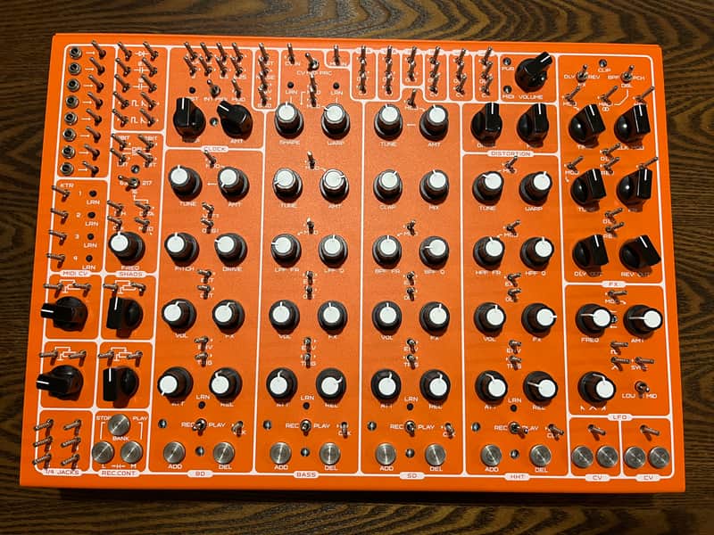 Soma Laboratory Pulsar-23 Organismic Drum Machine 2017 - Present - Orange image 1