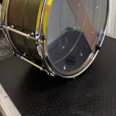 Ddrum Modern Tone 14"' x 7" Patina Snare Drum, Bare Knuckle Brawler - Weathered Brass image 5