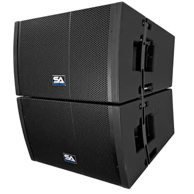 SAXLP-12P - Pair of Passive 12 Inch Line Array Speakers with Dual Compression Drivers image 3