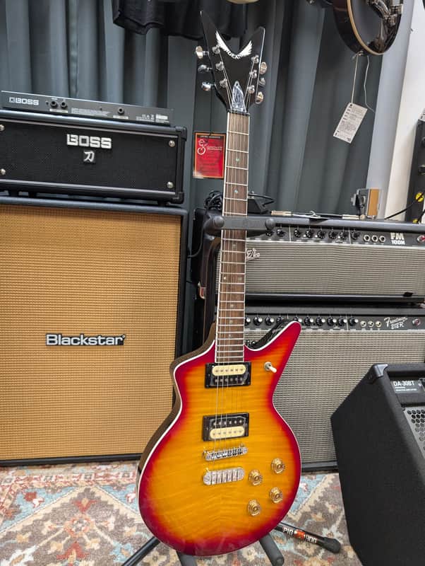 Dean Cadillac 1980 Flame Maple 2026 - Trans Cherry Sunburst image 1