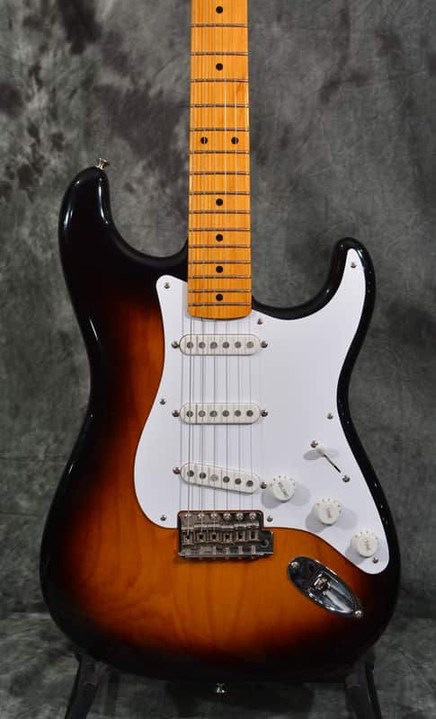 Fender 70th Anniversary American Vintage II 1954 Reissue Stratocaster Sunburst w Tweed Case & FAST Same Day Shipping image 1