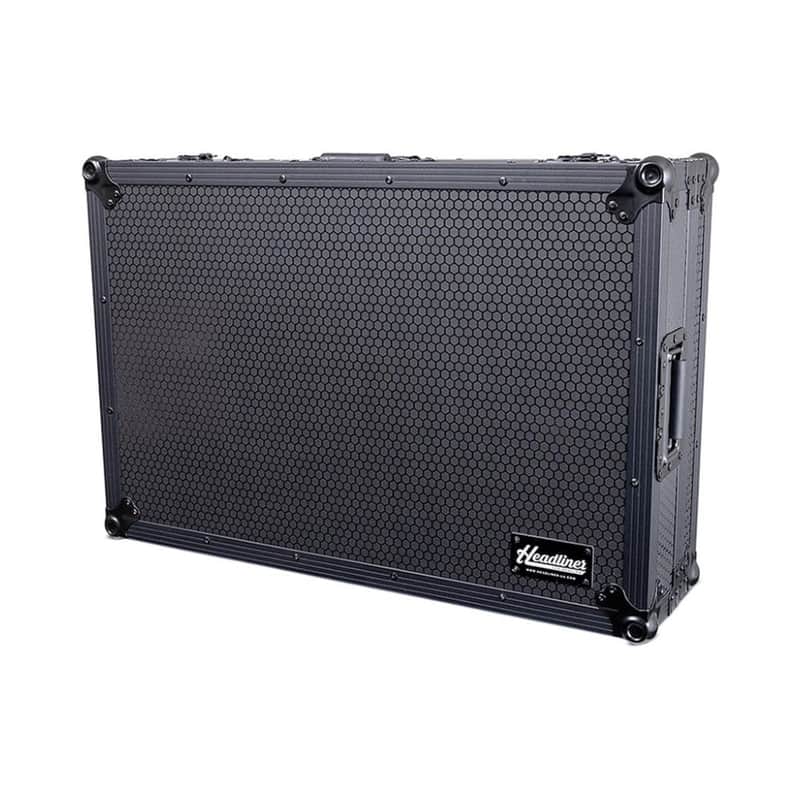 Headliner HL10023 Pitch Black Low Profile Flight Case for XDJ-AZ w/ Wheels image 1