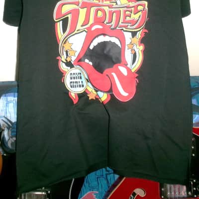 rolling stones some girls vintage 2000s decal S-M tee unisex men lady tee - mick keith ronnie lies rock n roll blues image 2