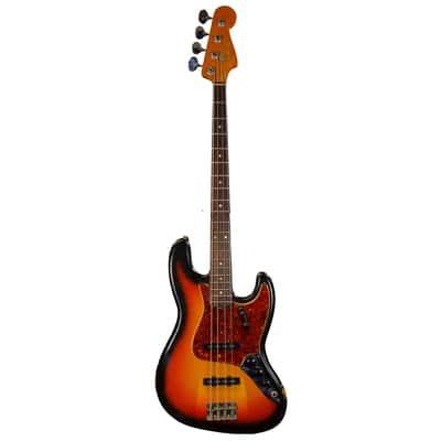Used Fender 1965 Jazz Bass - 3 Color Sunburst image 3