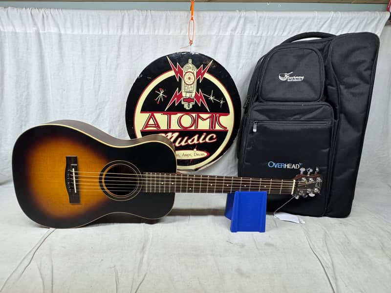 Journey Instruments Overhead OF420B1 of-420 Collapsible Travel Acoustic Guitar with Soft Case image 1