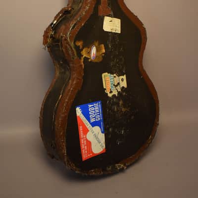 c.1960's Guild Dreadnought Hardshell Case Faux Alligator image 1