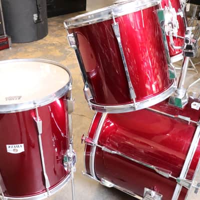 Tama RockStar-DX 4pc Drum Kit Set Maroon 22/16/13/12" image 6