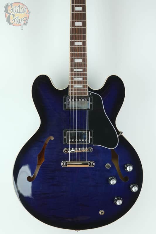Gibson ES-335 Figured Deep Ocean Burst 2024 image 1