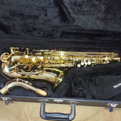 EM Winston Alto Saxophone with Mouthpiece/Neck/Case, USA Boston, Very Good Cond. image 1