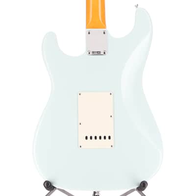 Fender Certified Pre-Owned American Vintage II 1965 Stratocaster, Round-Lam Rosewood Fingerboard, Sonic Blue (N6) (03338) image 2
