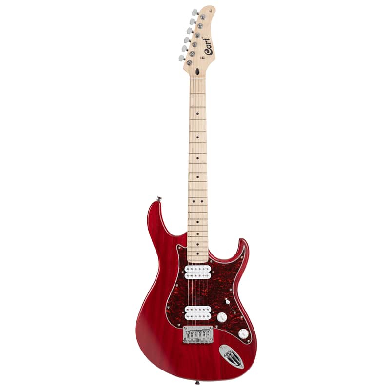 Cort G100 HH Electric Guitar-Open Pore Black Cherry *USA Small Business* image 1