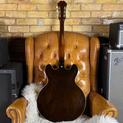 1967 Epiphone Casino E230TD Vintage Sunburst Gibson Made In Kalamazoo 2xP90 Hollowbody ES Electric Guitar W/ Case! image 2
