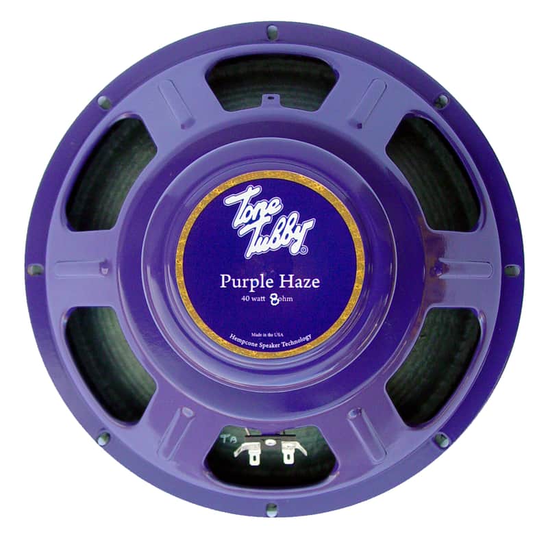 Tone Tubby 12" Purple Haze Alnico Hemp Cone Guitar Speaker 8 ohm NEW with Warranty image 1
