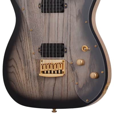 Schecter Meegs PT EX Charcoal Burst image 1